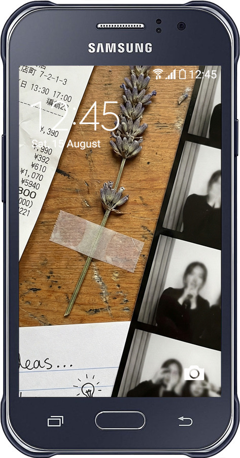 2D пластиковый чехол Aesthetic Scrapbook Collage для Samsung Galaxy J1 Ace J110H - 6773t-215 изображение 