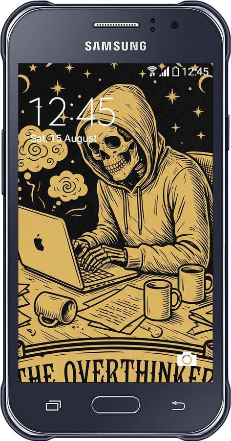 2D пластиковый чехол The Overthinker для Samsung Galaxy J1 Ace J110H - 6774t-215 изображение 