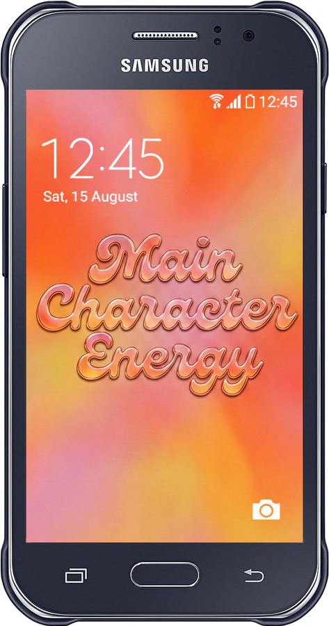 2D пластиковый чехол Aura Gradient Main Character Energy Aesthetic Y2K для Samsung Galaxy J1 Ace J110H - 6783t-215 изображение 