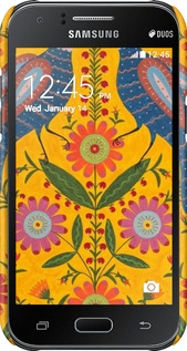3D пластиковий матовий чехол Примаченко4 для Samsung Galaxy J1 J100H - 5912m-104 изображение 