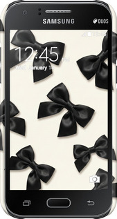 3D пластиковый матовый чехол Dark Coquette для Samsung Galaxy J1 J100H - 6765m-104 изображение 