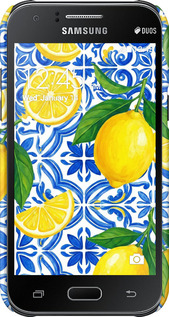 3D пластиковий матовий чехол Grocery Girl Italian Summer для Samsung Galaxy J1 J100H - 6766m-104 изображение 