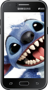 2D пластиковий чехол Стіч для Samsung Galaxy J1 J100H - 6684t-104 изображение 