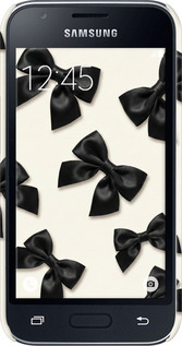 3D пластиковый матовый чехол Dark Coquette для Samsung Galaxy J1 Mini J105H - 6765m-258 изображение 