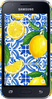 3D пластиковий матовий чехол Grocery Girl Italian Summer для Samsung Galaxy J1 Mini J105H - 6766m-258 изображение 