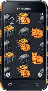 3D пластиковый матовый чехол Autonomous Zone для Samsung Galaxy J1 Mini J105H - 6771m-258 изображение 