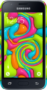 3D пластиковий матовий чехол Y2K Jelly Dream для Samsung Galaxy J1 Mini J105H - 6780m-258 изображение 