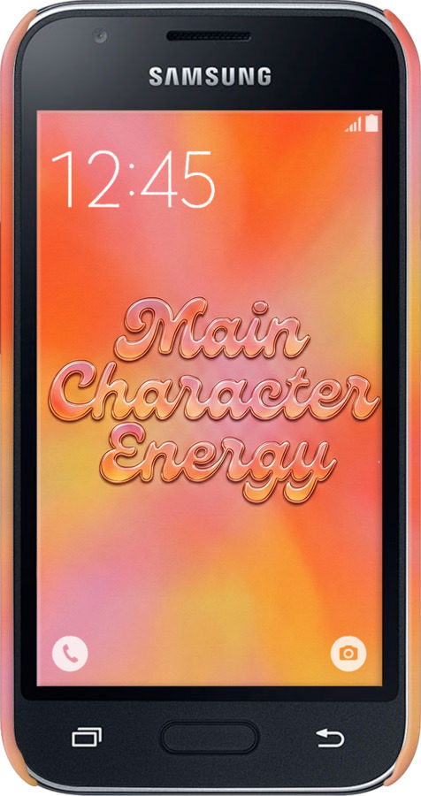 3D пластиковый матовый чехол Aura Gradient Main Character Energy Aesthetic Y2K для Samsung Galaxy J1 Mini J105H - 6783m-258 изображение 