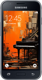 2D пластиковий чехол Чохол для телефону Помаранчевий Рояль для Samsung Galaxy J1 Mini J105H - 5937t-258 изображение 