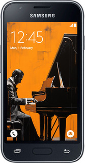 2D пластиковий чехол Чохол для телефона Чоловік за Роялем для Samsung Galaxy J1 Mini J105H - 5938t-258 изображение 