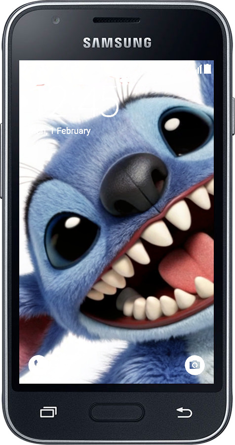 2D пластиковий чехол Стіч для Samsung Galaxy J1 Mini J105H - 6684t-258 изображение 