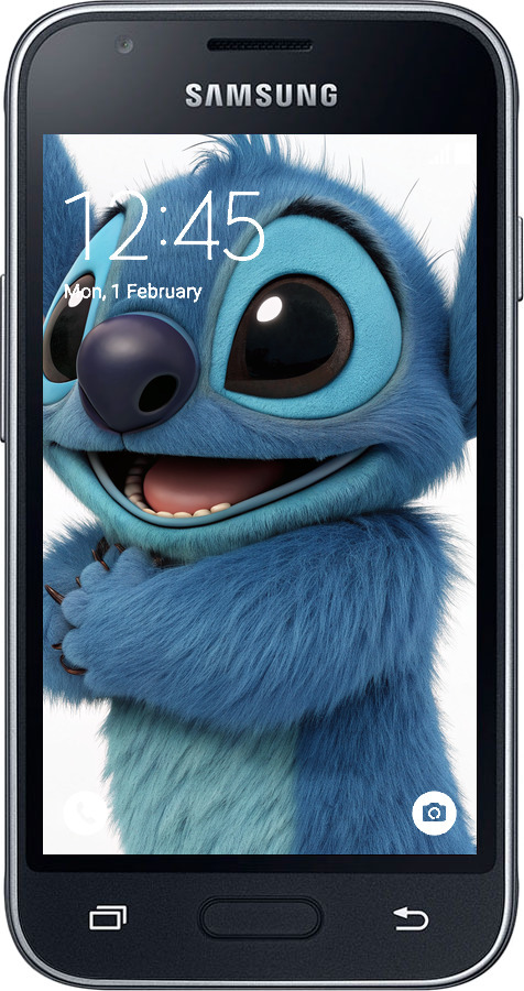 2D пластиковий чехол Стіч 1 для Samsung Galaxy J1 Mini J105H - 6686t-258 изображение 