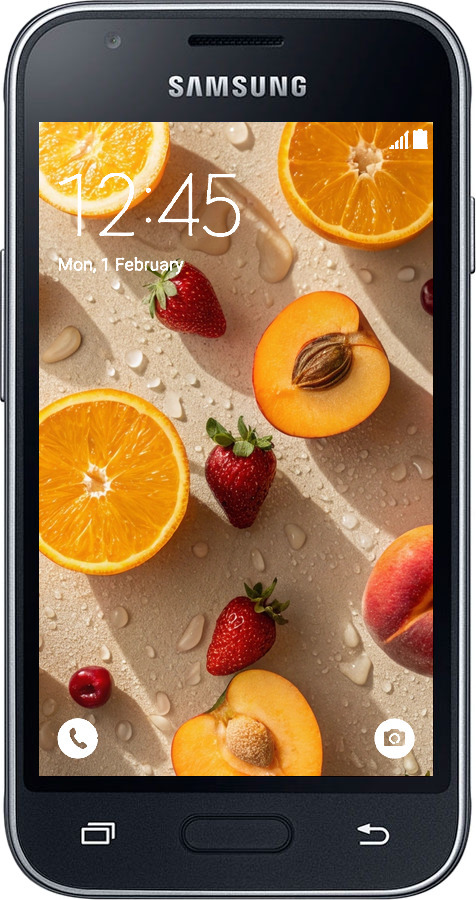 2D пластиковий чехол Фрукти 3 для Samsung Galaxy J1 Mini J105H - 6703t-258 изображение 