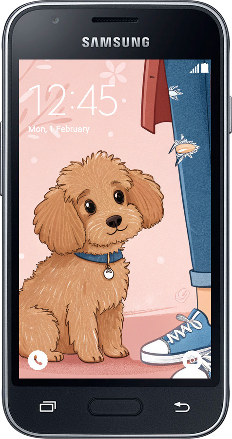 2D пластиковий чехол Мальтипу 3 для Samsung Galaxy J1 Mini J105H - 6706t-258 изображение 