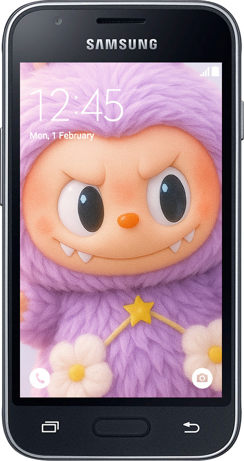 Силіконовий чехол Лабубу для Samsung Galaxy J1 Mini J105H - 6708u-258 изображение 