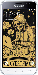 Силіконовий чехол The Overthinker для Samsung Galaxy J2 (2016) J210 - 6774u-270 изображение 
