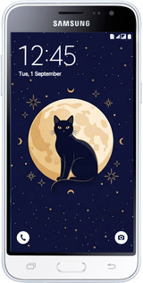 Силиконовый чехол Cute Cat Celestial/Witchy для Samsung Galaxy J2 (2016) J210 - 6787u-270 изображение 