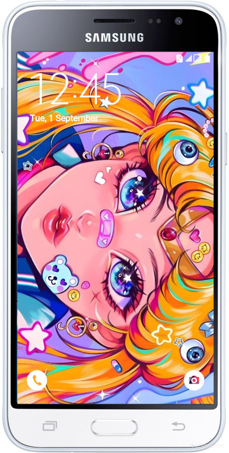 Силіконовий чехол Сейлор Мун 4 для Samsung Galaxy J2 (2016) J210 - 6353u-270 изображение 