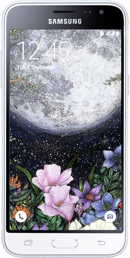 Силиконовый чехол Полночь в саду II для Samsung Galaxy J2 (2016) J210 - 6424u-270 изображение 