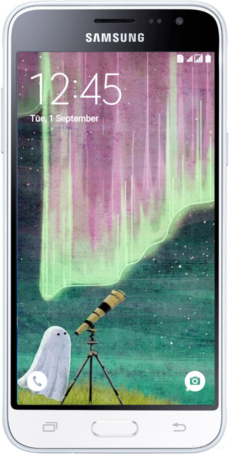 Силіконовий чехол Привид та зірки для Samsung Galaxy J2 (2016) J210 - 6443u-270 изображение 