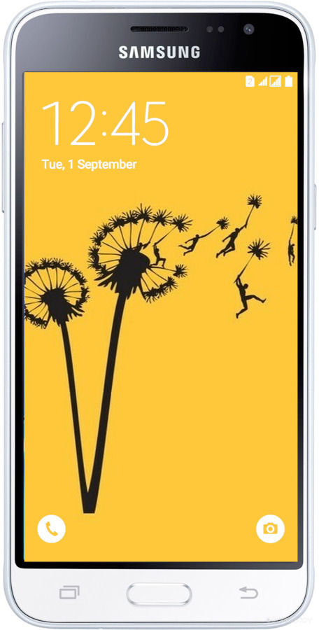Силіконовий чехол Мінімалізм кульбаби для Samsung Galaxy J2 (2016) J210 - 6449u-270 изображение 