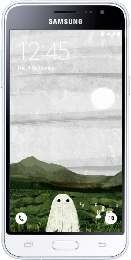 Силиконовый чехол Привидение для Samsung Galaxy J2 (2016) J210 - 6492u-270 изображение 
