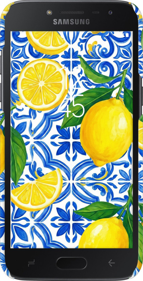 3D пластиковый матовый чехол Grocery Girl Italian Summer для Samsung Galaxy J2 2018 - 6766m-1351 изображение 