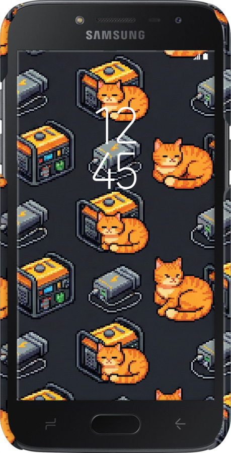 3D пластиковый матовый чехол Autonomous Zone для Samsung Galaxy J2 2018 - 6771m-1351 изображение 