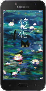 Силиконовый чехол із зображенням водяних лілій та кішок для Samsung Galaxy J2 2018 - 6257u-1351 изображение 