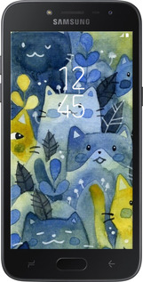 Силиконовый чехол С изображением кошачьего леса для Samsung Galaxy J2 2018 - 6447u-1351 изображение 