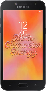 Силиконовый чехол Aura Gradient Main Character Energy Aesthetic Y2K для Samsung Galaxy J2 2018 - 6783u-1351 изображение 