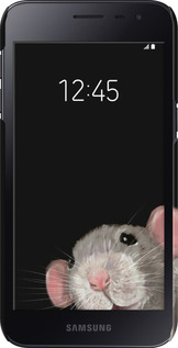 3D пластиковый матовый чехол The Peeking Rat для Samsung Galaxy J2 Core - 6442m-1565 изображение 