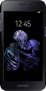 3D пластиковый матовый чехол С изображением скелета для Samsung Galaxy J2 Core - 6537m-1565 изображение 