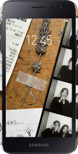 3D пластиковый матовый чехол Aesthetic Scrapbook Collage для Samsung Galaxy J2 Core - 6773m-1565 изображение 