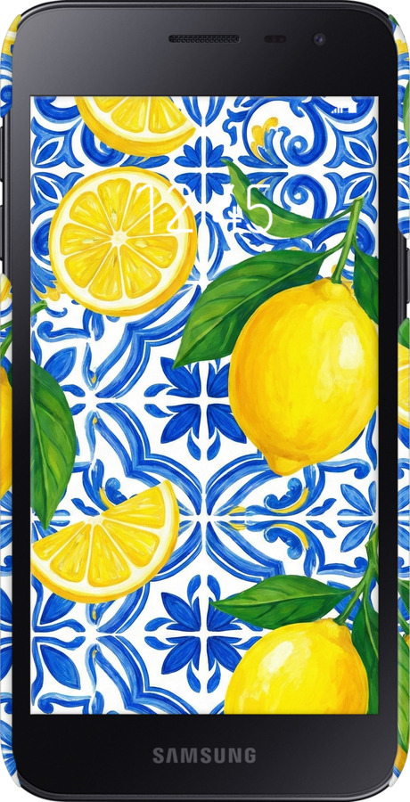 3D пластиковий матовий чехол Grocery Girl Italian Summer для Samsung Galaxy J2 Core - 6766m-1565 изображение 