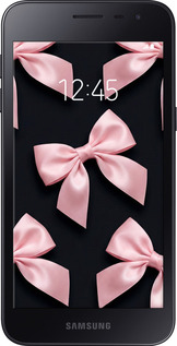 Силіконовий чехол Coquette Ribbons Dark Coquette для Samsung Galaxy J2 Core - 6767u-1565 изображение 