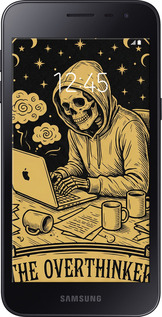 Силіконовий чехол The Overthinker для Samsung Galaxy J2 Core - 6774u-1565 изображение 