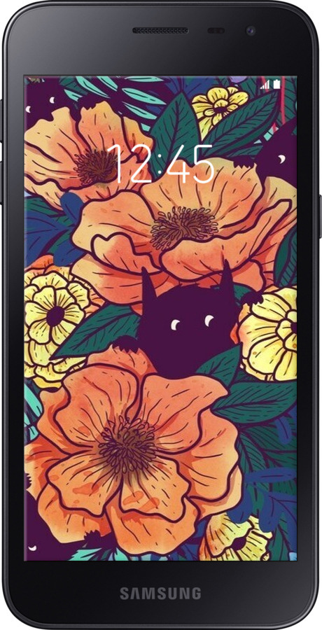 Силіконовий чехол Із зображенням польових квітів для Samsung Galaxy J2 Core - 6419u-1565 изображение 
