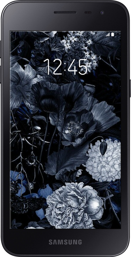 Силиконовый чехол Абстрактный цветочный рисунок в синих тонах для Samsung Galaxy J2 Core - 6539u-1565 изображение 