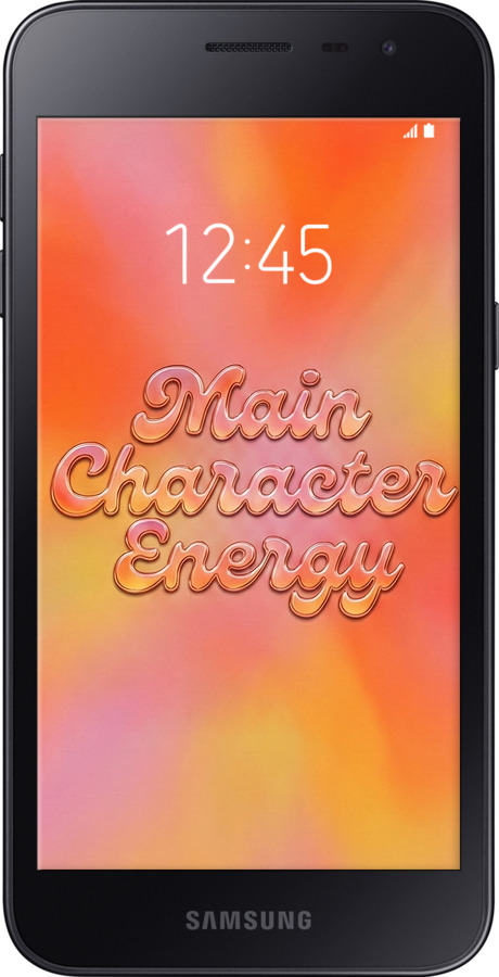 Силіконовий чехол Aura Gradient Main Character Energy Aesthetic Y2K для Samsung Galaxy J2 Core - 6783u-1565 изображение 