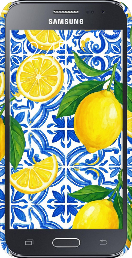 3D пластиковый глянцевый чехол Grocery Girl Italian Summer для Samsung Galaxy J2 J200H - 6766c-190 изображение 