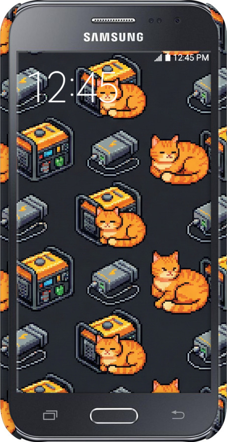 3D пластиковий матовий чехол Autonomous Zone для Samsung Galaxy J2 J200H - 6771m-190 изображение 