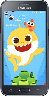 Силиконовый чехол Бейби Шарк для Samsung Galaxy J2 J200H - 6303u-190 изображение 