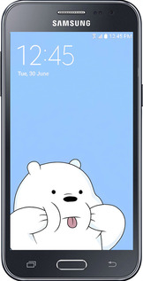 Силіконовий чехол Милий ведмедик для Samsung Galaxy J2 J200H - 6357u-190 изображение 