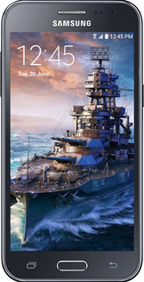 Силіконовий чехол Військовий корабель, world of tanks, wargaming для Samsung Galaxy J2 J200H - 6461u-190 изображение 
