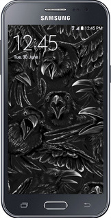 Силиконовый чехол Воронья ярость для Samsung Galaxy J2 J200H - 6474u-190 изображение 