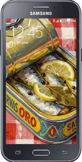 Силиконовый чехол Vintage Sardine Tin Phone для Samsung Galaxy J2 J200H - 6772u-190 изображение 