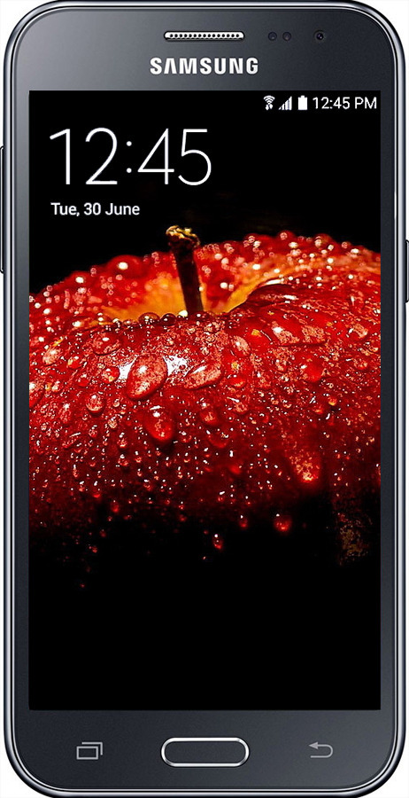Силиконовый чехол Яблоко для Samsung Galaxy J2 J200H - 6022u-190 изображение 