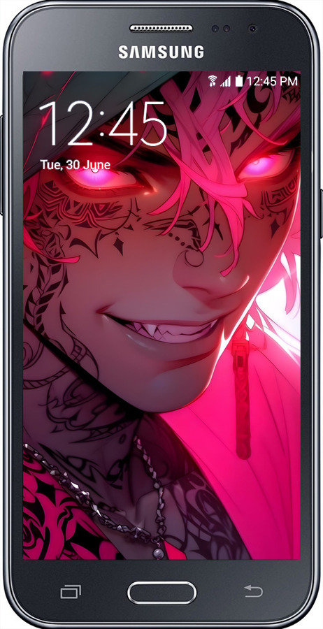 Силіконовий чехол Аніме демон 3 для Samsung Galaxy J2 J200H - 6313u-190 изображение 
