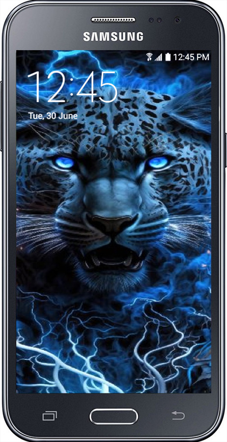 Силиконовый чехол Ледяной леопард для Samsung Galaxy J2 J200H - 6460u-190 изображение 